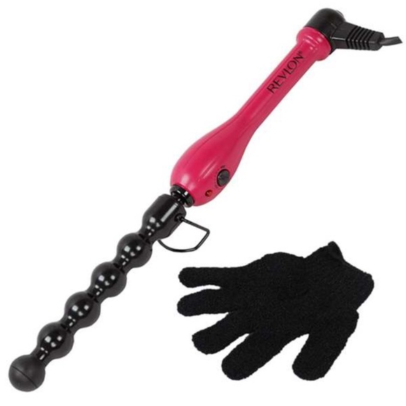 Revlon Accessories - Revlon Curls Infusion Spiral Curling Iron Wand